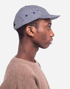 Casquette Flag denim rayé