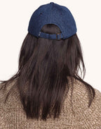 Casquette Six Panel Artisanal Maker Denim Bleu en coton, Coton recyclé – OLOW