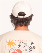 Casquette Six Panel Avec Toi Écru en sergé coton bio – OLOW