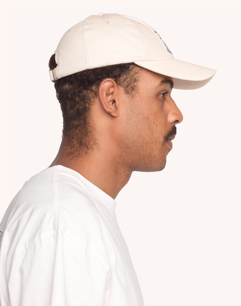 Casquette Six Panel Avec Toi Écru en sergé coton bio – OLOW