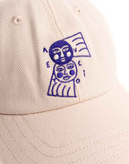Casquette Six Panel Avec Toi Écru en sergé coton bio – OLOW