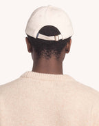 Casquette Six Panel Avec Toi Écru en sergé coton bio – OLOW