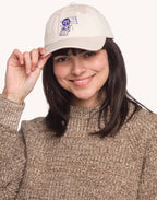 Casquette Six Panel Avec Toi Écru en sergé coton bio – OLOW
