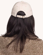 Casquette Six Panel Avec Toi Écru en sergé coton bio – OLOW