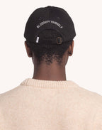 Casquette Six Panel Blossom Yourself Denim Noir en coton bio – OLOW