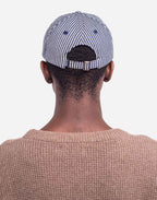 Casquette six panel Bud rayé