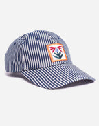 Casquette six panel Bud rayé