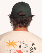Casquette Six Panel Busy Vert Mélèze en lyocell, Coton – OLOW