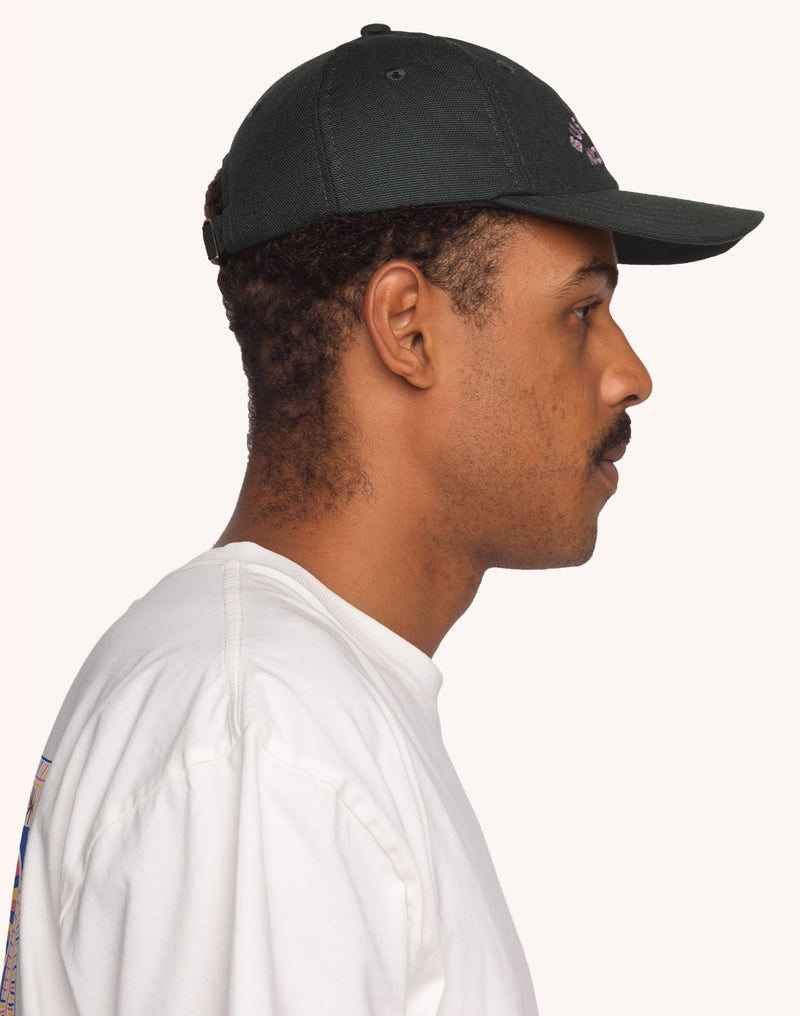 Casquette Six Panel Busy Vert Mélèze en lyocell, Coton – OLOW