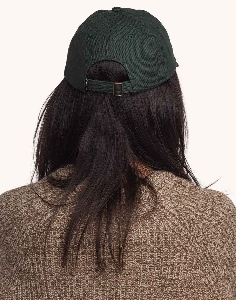 Casquette Six Panel Busy Vert Mélèze en lyocell, Coton – OLOW