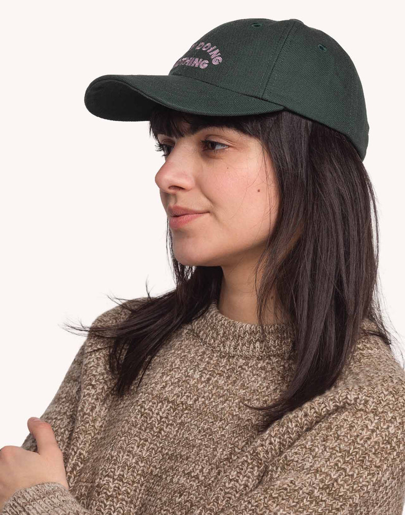 Casquette Six Panel Busy Vert Mélèze en lyocell, Coton – OLOW
