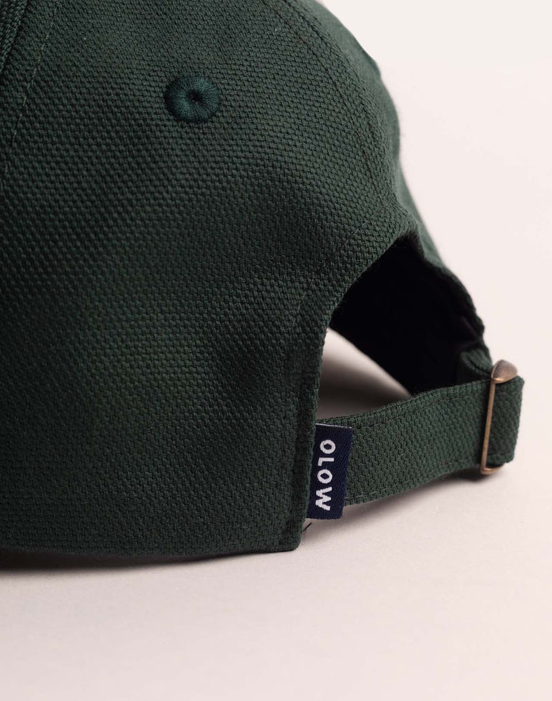 Casquette Six Panel Busy Vert Mélèze en lyocell, Coton – OLOW