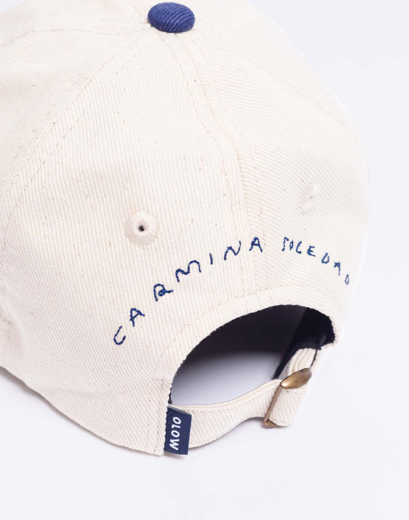 Casquette Six Panel Carmina écrue