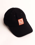 Casquette Six Panel Creative Studio Denim Noir en coton bio – OLOW