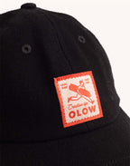 Casquette Six Panel Creative Studio Denim Noir en coton bio – OLOW
