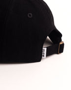 Casquette Six Panel Creative Studio Denim Noir en coton bio – OLOW