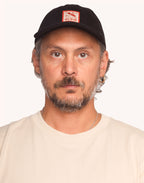 Casquette Six Panel Creative Studio Denim Noir en coton bio – OLOW