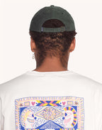 Casquette Six Panel Cruising Vert Mélèze en velours de coton – OLOW