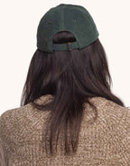 Casquette Six Panel Cruising Vert Mélèze en velours de coton – OLOW