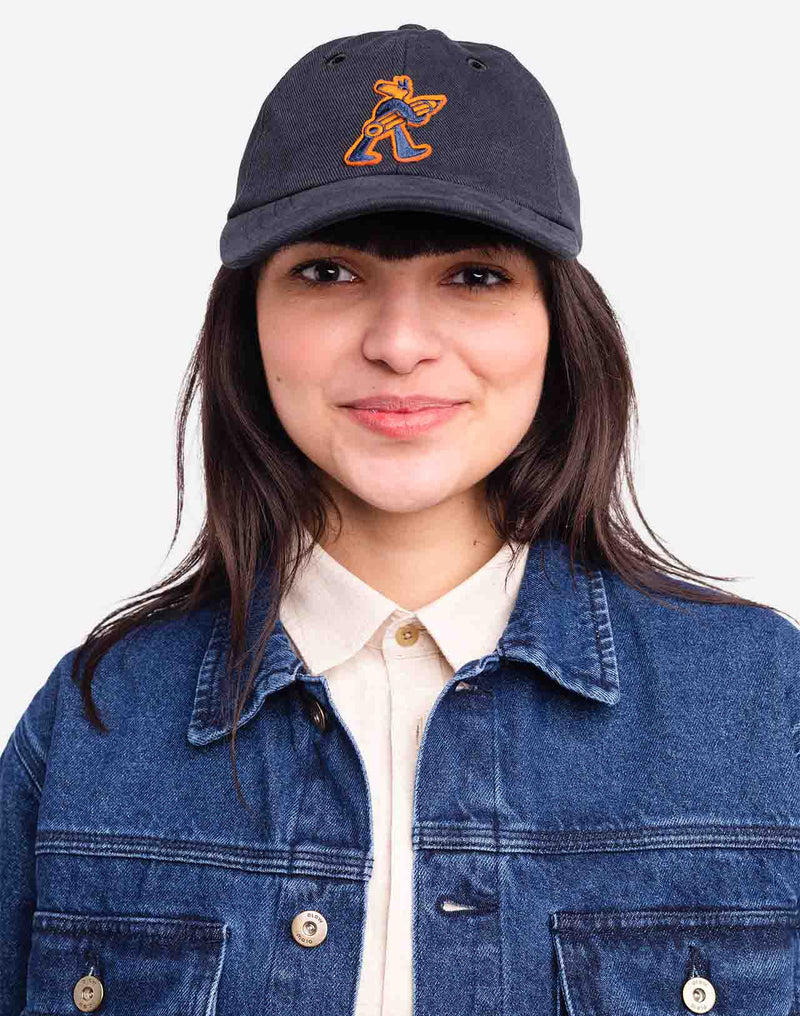 Casquette Six Panel Doggy bleu nuit