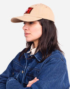 Casquette Six Panel Kiss sable