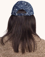 Casquette Six Panel Life Dance Denim Bleu & Marron en coton, Coton recyclé – OLOW