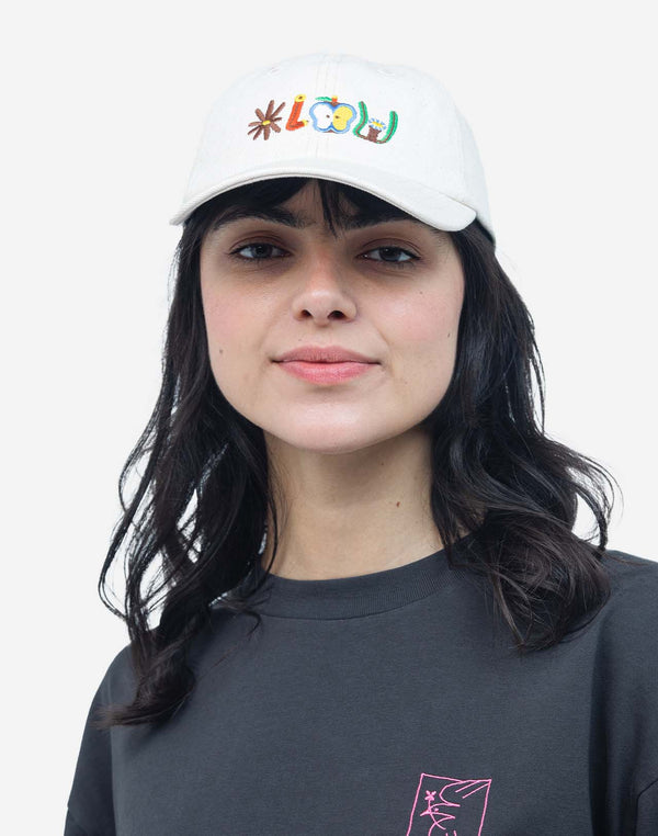 Casquette Six Panel Pictures écru