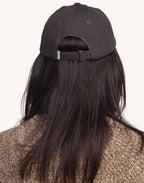 Casquette Six Panel Point Break Noir Carbone en sergé coton bio – OLOW