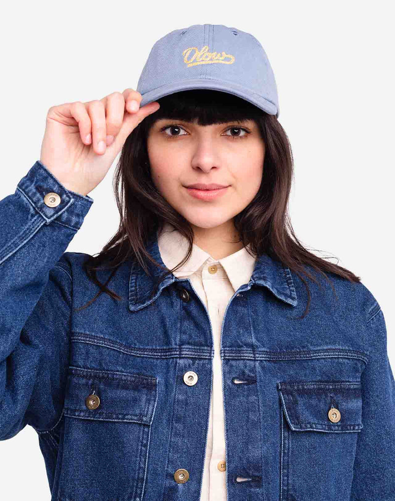 Casquette Six Panel Signature bleu azur