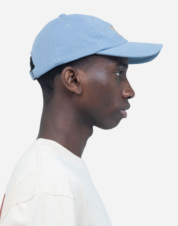 Casquette Six Panel Signature bleu azur