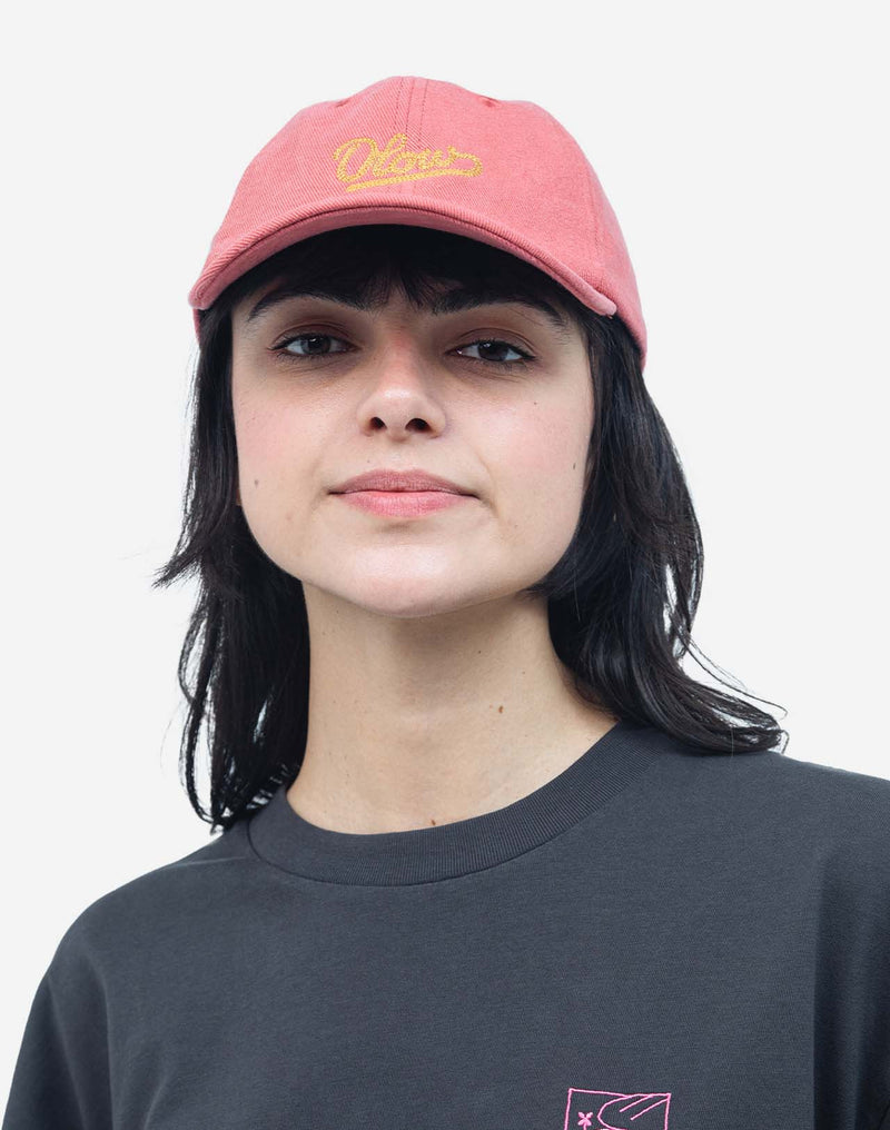 Casquette Six Panel Signature rose minéral