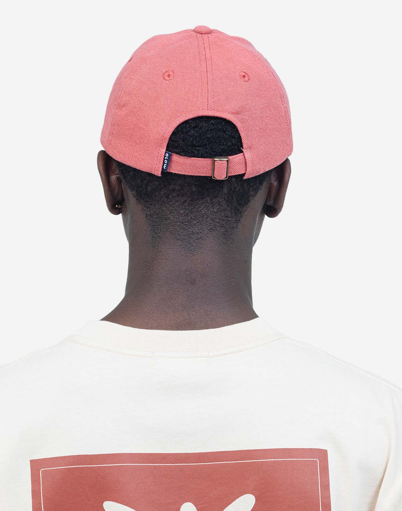 Casquette Six Panel Signature rose minéral