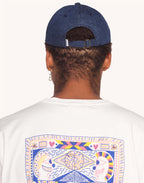 Casquette Six Panel Stanton Bleu & Marron en coton, Coton recyclé – OLOW