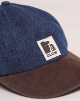 Casquette Six Panel Stanton Bleu & Marron