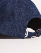 Casquette Six Panel Stanton Bleu & Marron en coton, Coton recyclé – OLOW