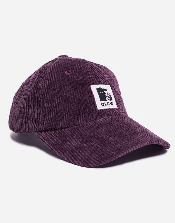 Casquette six panel Stanton prune