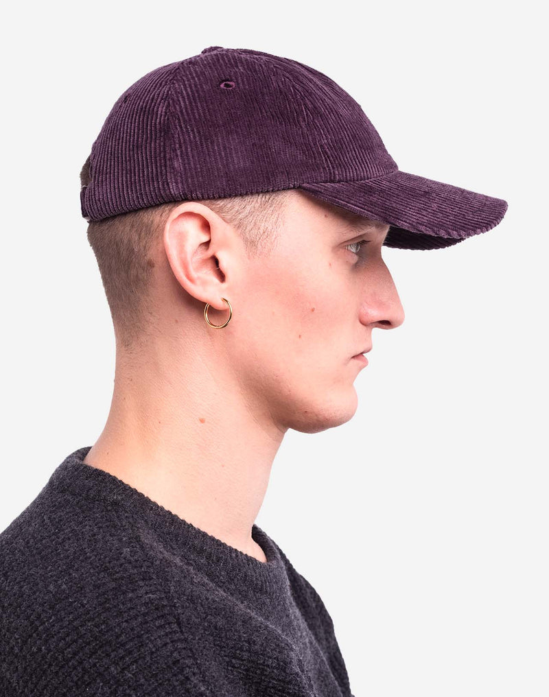 Casquette six panel Stanton prune