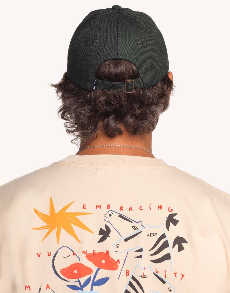 Casquette Six Panel Stanton Vert Mélèze & Marron en lyocell, Coton – OLOW