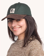Casquette Six Panel Stanton Vert Mélèze & Marron en lyocell, Coton – OLOW