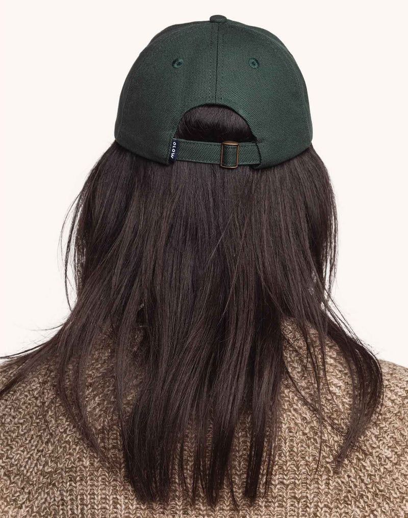 Casquette Six Panel Stanton Vert Mélèze & Marron en lyocell, Coton – OLOW
