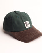 Casquette Six Panel Stanton Vert Mélèze & Marron en lyocell, Coton – OLOW