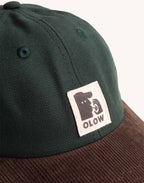 Casquette Six Panel Stanton Vert Mélèze & Marron en lyocell, Coton – OLOW