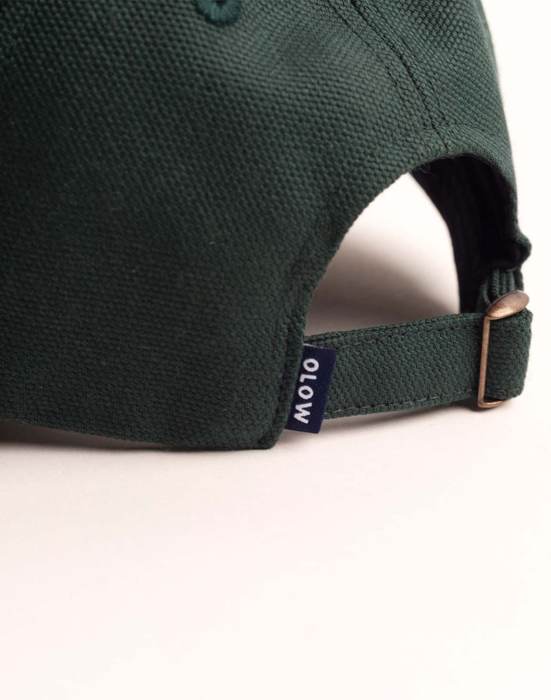 Casquette Six Panel Stanton Vert Mélèze & Marron en lyocell, Coton – OLOW