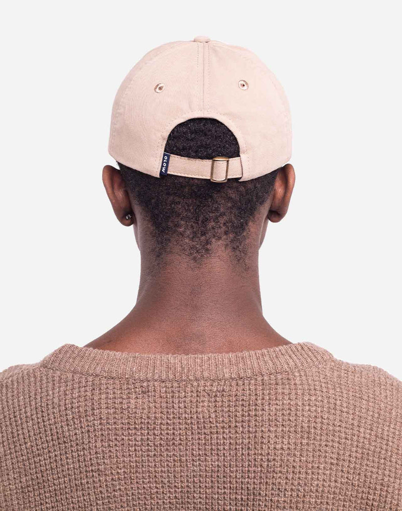 Casquette six panel Tourteau beige
