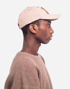 Casquette six panel Tourteau beige