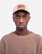 Casquette six panel Tourteau beige