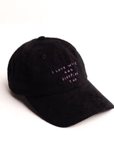 Casquette Six Panel Wine And Sleep Noir