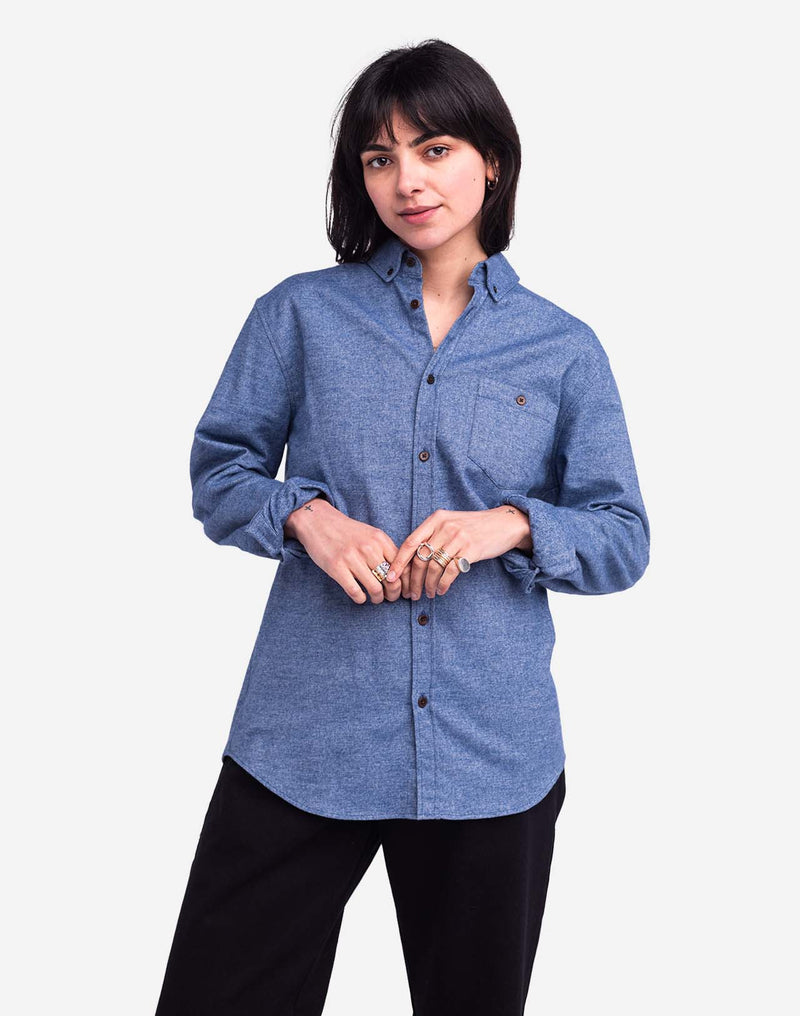 Chemise Classico barneville bleu chiné