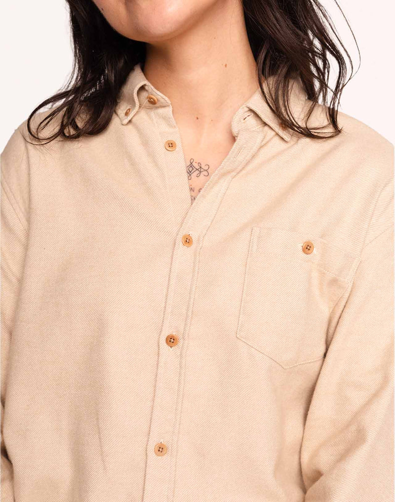 Chemise Classico Estran beige
