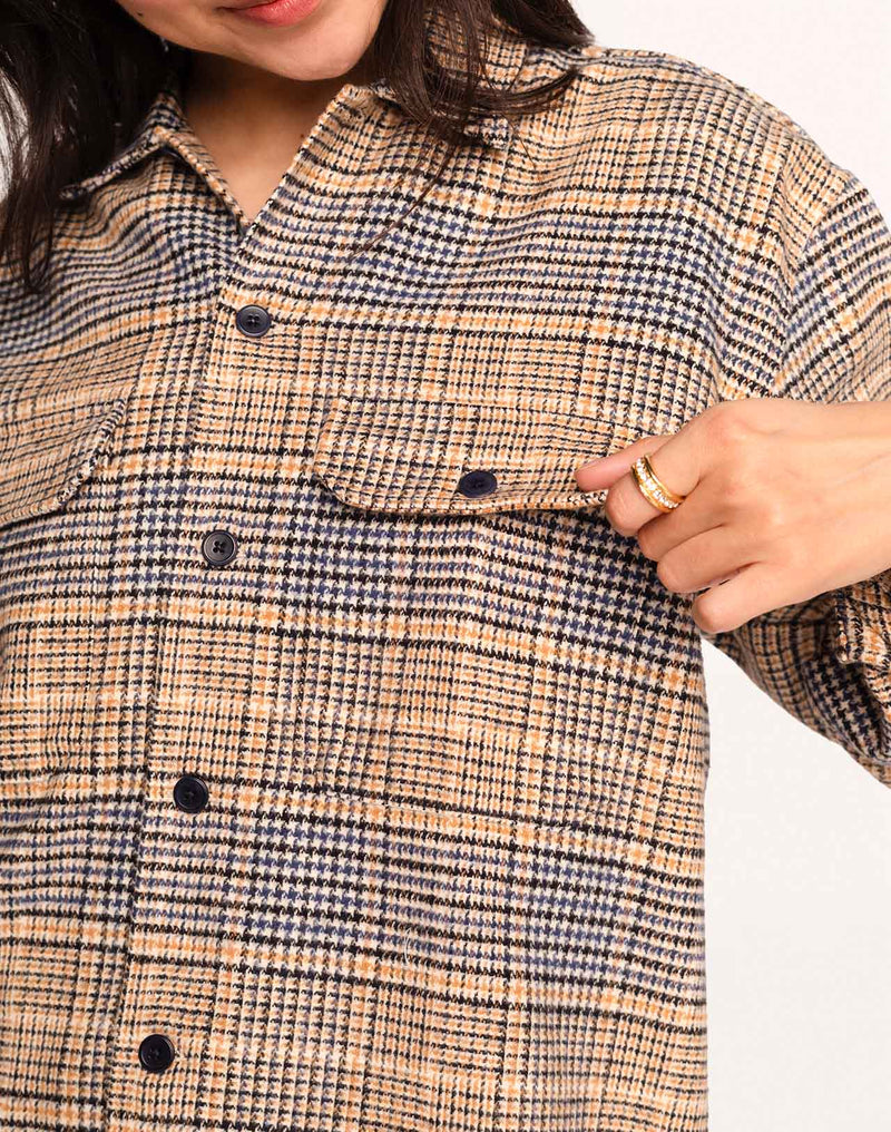 Houndstooth Décré blake shirt